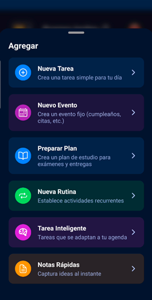 Plannea - Crear actividad